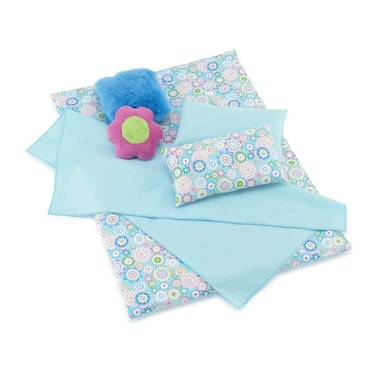 Emily Rose 18 Inch Doll Bedding Accessories Set Reversible Baby Doll Blankets and Accessories  Fits 18 Doll Beds Bunkbeds Cribs and Cradles Designed in The USA