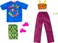 Barbie Clothes Fashion  Accessories Pack Fashion Dolls Set Includes 2 Complete Looks with Vibrant Outfits  Styling Pieces