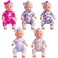 sweet dolly Doll Clothes 5 Set New Born Baby Doll Clothes Jumpsuits and Bows Headbands for 14 Inches to 18 Inches Dolls 15 Inch New Born Baby Dolls 10 PCs in Total Doll Clothes and Accessories