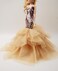 Cora Gu Handmade Dress Fit for 12 Doll Classic Embroidery Mermaid DressWedding Gowns Fit for 12 Fashion Doll Dolls not Included