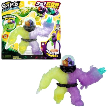 Heroes of Goo Jit Zu Deep Goo Sea Bowlbreath Double Goo Pack Stretchy Squishy 65 Bowlbreath with 2 in 1 Goo Power and EEL Pop Attack Weapon