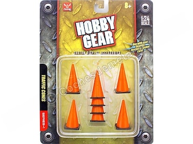 Hobby Gear Traffic Cones Series 1  8 cone set