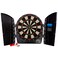 Franklin Sports Electronic Dart Board Sets  Soft Tip Electric Dartboard with Digital Scoreboard  6 Darts Included