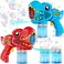Dino Bubble Guns for Kids  2 Pack  Bubbles Gun Blaster Blower Maker Machine for Boys  Girls Cool Outdoor Dinosaur Toys for Toddlers  Birthday Gifts for Ages 3 4 5 6 7 8 Year Old Kid Toy