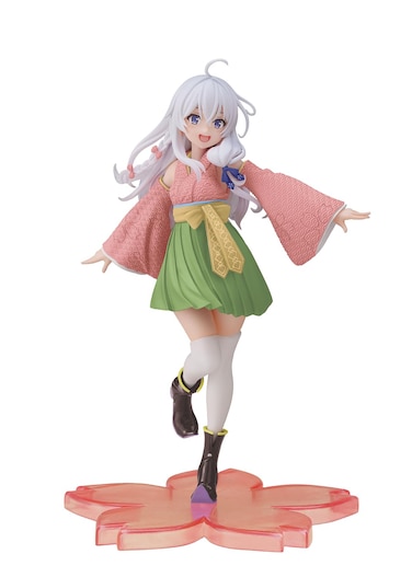 Taito Wandering Witch The Journey of Elaina statuette PVC Elaina Sakura Kimono Ver Renewal Edition 20 cm