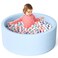 ZOEFOYS Foam Ball Pits for Toddlers Baby Ball Pits for Babies Indoor Kiddie Memory Foam Soft Round Designed Without Ball Blue