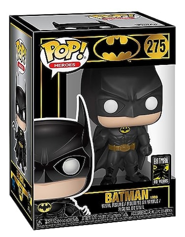 Funko Pop Heroes Batman 80th  Batman  1989  DC Comics  Collectable Vinyl Figure  Gift Idea  Official Merchandise  Toys for Kids  Adults  Comic Books Fans  Model Figure for Collectors
