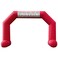 TKLoop 20ft Inflatable Arch Red with Start Finish Line Banners and Powerful Blower Hexagon Inflatable Archway for Race Outdoor Advertising Commerce
