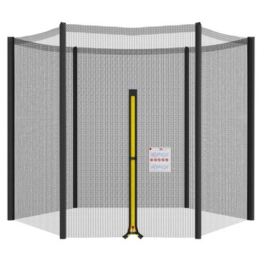 Trampoline Net Replacement Trampoline Enclosure Net Only with Zipper  Buckle Safety Net for Most Trampolines with Round Frames