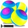 Erinnmy Rainbow Playground Balls with 1 Black Hand Pump