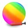 Playbees Rainbow Playground Ball for Kids with Hand Pump 16 Inches Ball for Backyard Dodgeball Kick Balls Handball for Indoor  Outdoor Game Ball Beach Balls for Summer Perfect for Kids and Adults