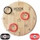 TUAHOO Hanging Hook Ring Toss Outdoor Game Wooden Board Darts Hookie Wall Game for Game RoomMan Cave Dorm Patio Ring Toss Yard Game for Kids Adults  Family Party Games