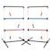 NUOERSAI Ladder Toss Outdoor Game Set with 6 Ladder Balls Backyard Games Golf Balls with Travel Carrying Case for House Yard Camping Lawn Beach Family  Friends Party Game Easy to Set Up Black