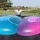 Deashun BlueYellow  2 pcs Bubble Ball Water Ball Toy for Kids Inflatable Bubble Ball Balloon Beach Ball Garden Ball for Outdoor Indoor Play Soft Rubber Ball Balloon
