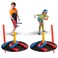 Yonar Sports Outdoor Indoor Rubber Horseshoes Set  Includes 4 Horseshoes 2 Pegs 2 Rubber Mats 2 Red Plastic dowels 1 Mesh Bag  Perfect for Beach Parks Picnics Backyard Fun for Kids Adults