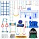 Dollate Ninja Warrior Obstacle Course for Kids  65FT Outdoor Obstacle Course 14 Accessories Swings Monkey Bars Arm Trainers  Suitable for Boys and Girls 3  440 lbs Capacity
