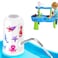 NoelWink Water Table Pump for Cordless Step2 Compatible Water Pump Single Motor Design with 30 Ocean Animal Stickers Battery Powered for Safe Water Play