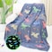 AISDE Dinosaur Gifts Toys for Boys Kids Glow in The Dark Dinosaur Blanket for Toddler 1 2 3 4 5 6 7 8 9 10 Year Old Dino Blanket for Dinosaur Room Decor Birthday Christmas Valentines Presents