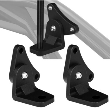 ZIDIYORUO Whip Flag Mount for Mavericks X3 360 Adjustable UTV Mounting Brackets for Flag Antenna Go Pro Rear Pillar Mounting Bracket for CAN AM Maverick X3 2pcs Black