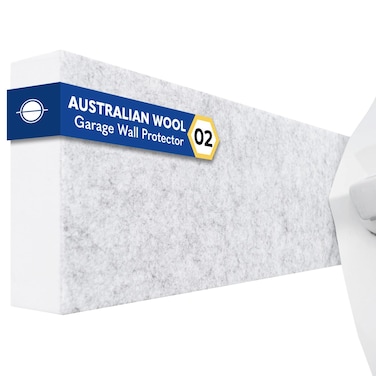 Garage Planet WP02 Garage Wall Protector Car Door Protectors Designed in Australia White 2 Pack