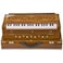 Maharaja Musicals Monoj K Sardar MKS Harmonium In USA Concert Quality Folding Special Double Reed Natural Color 9 Stop 3 12 Octaves Padded Bag Instrument Indian ID167
