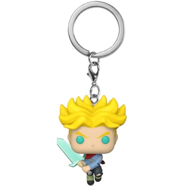Funko Pop Keychain Dragon Ball Super  Super Saiyan Trunks with Sword
