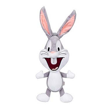 Looney Tunes Bugs Bunny Big Head Plush Dog Toy Stuffed Animal for Dogs Medium  9Inch Dog Toy for All Dogs  Officially Licensed Dog Toy from Warner Bros