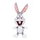 Looney Tunes Bugs Bunny Big Head Plush Dog Toy Stuffed Animal for Dogs Medium  9Inch Dog Toy for All Dogs  Officially Licensed Dog Toy from Warner Bros