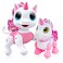 Power Your Fun Robo Pets Unicorn Toys 2pk  Unicorns Gifts for Girls and Kids 1 Unicorn STEM Toy Robot Interactive Hand Gestures or Remote Control to Move and 1 Mini Unicorn Automated Smart Robot