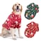 AFYHH 2Pack LargeDog Christmas SweaterOutfits Dog Christmas Costumes Jumper Winter Warm Xmas Puppy Holiday for Dog Cold Weather Xmas Outfit Apparel for Medium Large Dogs L