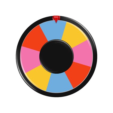 AZDVZD 8 Inch Table Spinning WheelDoubleSided 816 Slot Color Prize WheelDry Erase Spin Wheel for Fortune Spinning GameTrade Show Holiday ActivitiesParty PubHome Education