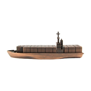 IIV Treasure Gurus Container Cargo Ship Model Die Cast Pencil Sharpener