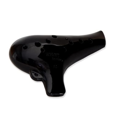 NIGHT byNoble Plastic Ocarina Alto C Black
