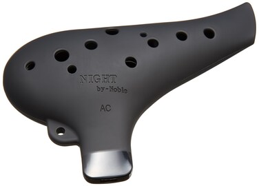 NIGHT Night By Noble Plastic Ocarina AC Black