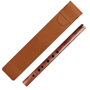 Handmade Natural Wood Quena Flute Wood Musical Instruments Wind Cultural Andean Tradition Red
