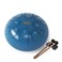FOUR UNCLES Steel Tongue Drum 6 Inch 8 Notes Hand Drums with Travel Bag Sticks Music Book Mallets C Major Musical Instruments for Entertainment Meditation Yoga Zen Gifts Moss Green