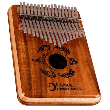 Luna Honu Koa 17 Key Kalimba Instrument Key of C