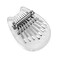 TREELF 8 Key Mini Kalimba Thumb Piano Finger Percussion Keyboard Mini kalimba key ring Crystal cat shape