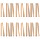 SINJEUN 16 Pair 32 Pack Wooden Rhythm Sticks 8 Inch Classical Wood Claves Musical Percussion Instrument Natural Hardwood Music Lummi Sticks for Student Musicians