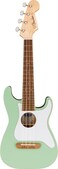 Fender Fullerton Strat Uke Walnut Fingerboard White Pickguard Surf Green