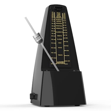 AODSK Mechanical MetronomeUniversal Metronome for PianoGuitarViolinDrums and Other InstrumentsStandardBlack