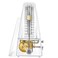 SiliPacks Mechanical Music Metronome Elegant Design Music Timer for Drums Piano Bass Violin Guitar Track Tempo and Beat Instrument Transparent
