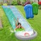ANYAGREE Inflatable Lawn Water Slide Backyard Waterslide Outdoor Water Toys n Water Slide for Kids 18 Foot