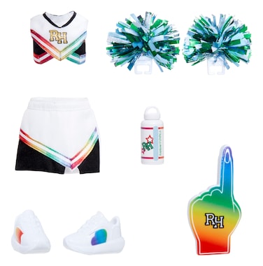 Rainbow High Fashion Pack Pep Rally Includes 1 Full Cheerleading Outfit Shoes Jewelry and Play Accessories Mix  Match to Create Tons of Fun Kids Toy Gift Ages 4