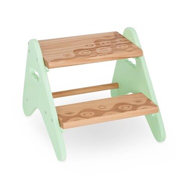 B toys Wooden Step Stool Multicolor Peekaboost Toddler Bx1899C1Z 1586Inches X 143Inches 1113 Inches