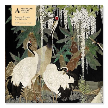 Adult Jigsaw Puzzle Ashmolean Cranes Cycads and Wisteria 500 Pieces 500Piece Jigsaw Puzzles