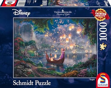 Disney  Tangled by Thomas Kinkade 1000 Piece Schmidt Puzzle