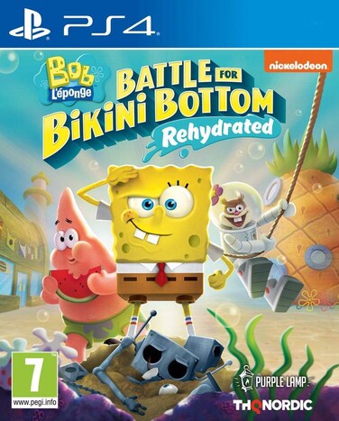 Thq Nordic 43504 Spongebob Battle For Bikini Bottom Pegi Ps4 Game Ps4