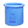 Youdepot Inflatable Portable Plastic BathtubPVC Bath Tub Portable Soaking Tub Inflatable Spa For Adult Bathroom With Air Pump Blue Large