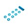 Spektrum Radio Blue Switch Nuts 8  Wrench SPMA1300